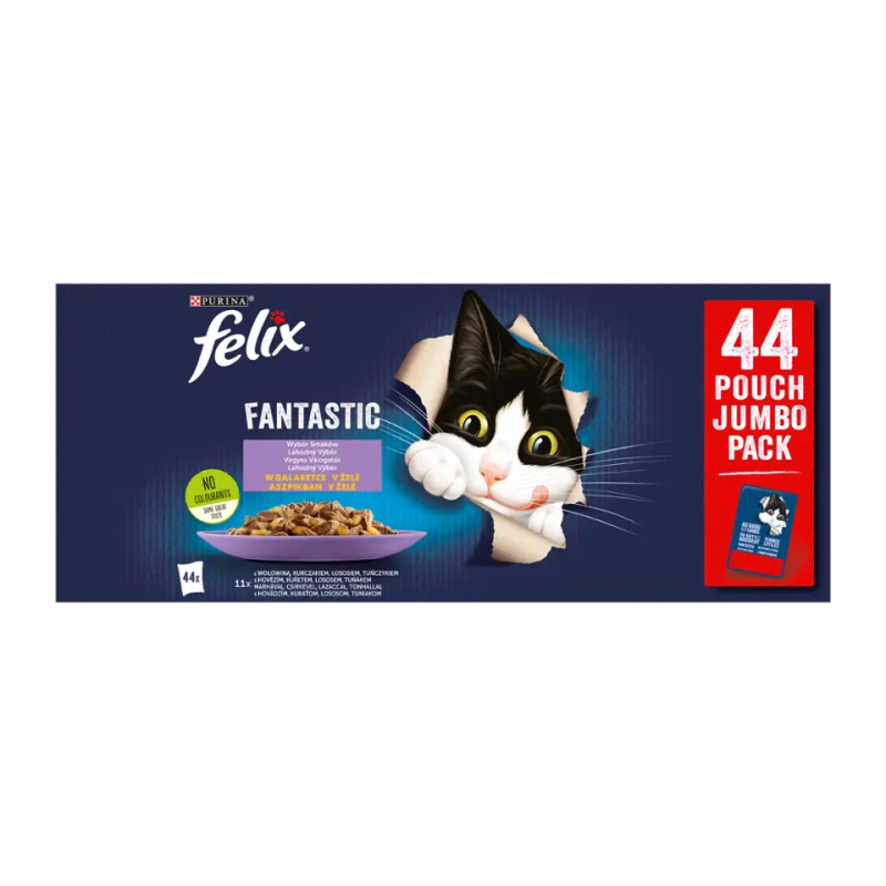 Felix cat kaps.-Fant.Multipack mas.výběr v želé 44 x 85 g