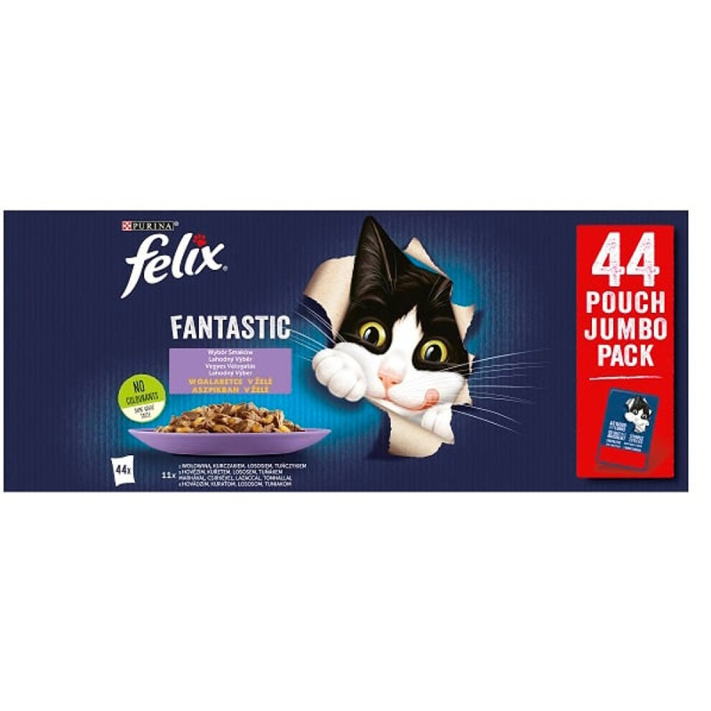 Felix cat kaps.-Fant.Multipack mas.výběr v želé 44 x 85 g