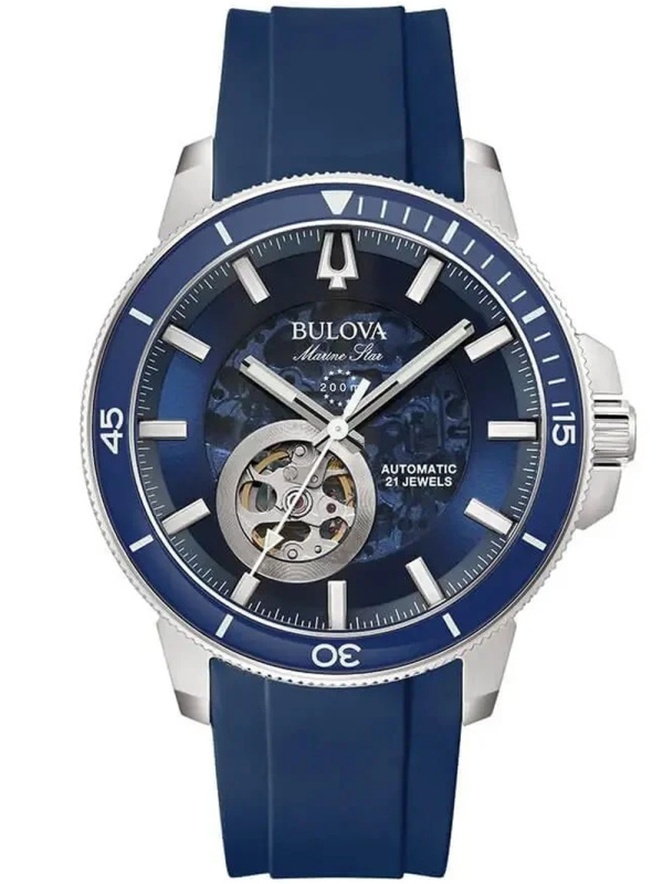 Bulova 96A303 Mens Watch Marine Star Automatic 45mm