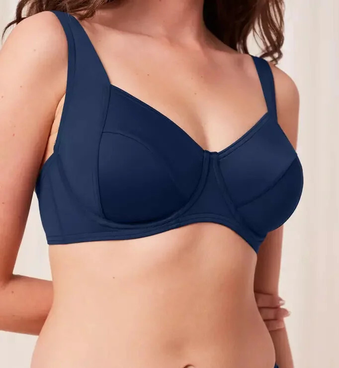 Dámská plavková podprsenka Summer Mix & Match W 01 sd 00RA tmavě modrá - Triumph 42E