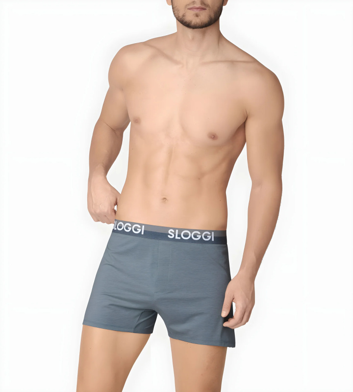 Boxerky Sloggi Men The Slim Fit Boxer - Sloggi tmavě zelená (00EN) 0XXL
