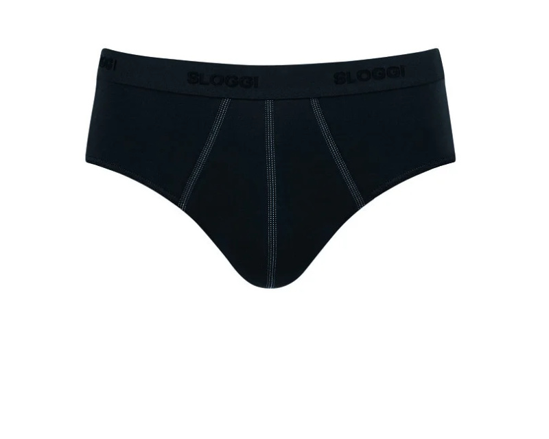 Pánské slipy SLOGGI MEN 24/7 H MIDI - SLOGGI černá XXL