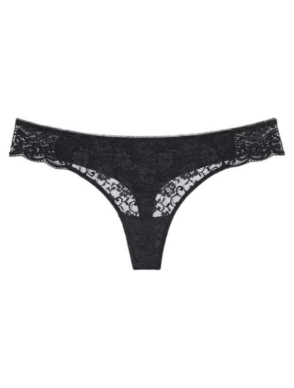 Dámské kalhotky Amourette Hipster String - Triumph černá (0004) 0040