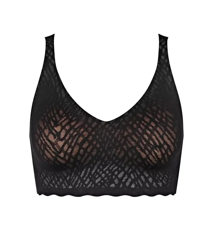 Dámská podprsenka ZERO Feel Bliss Bralette - Triumph černá (0004) 000S