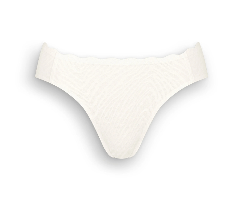 Vysoce vykrojené kalhotky sloggi ZERO Feel Bliss High leg, silk white