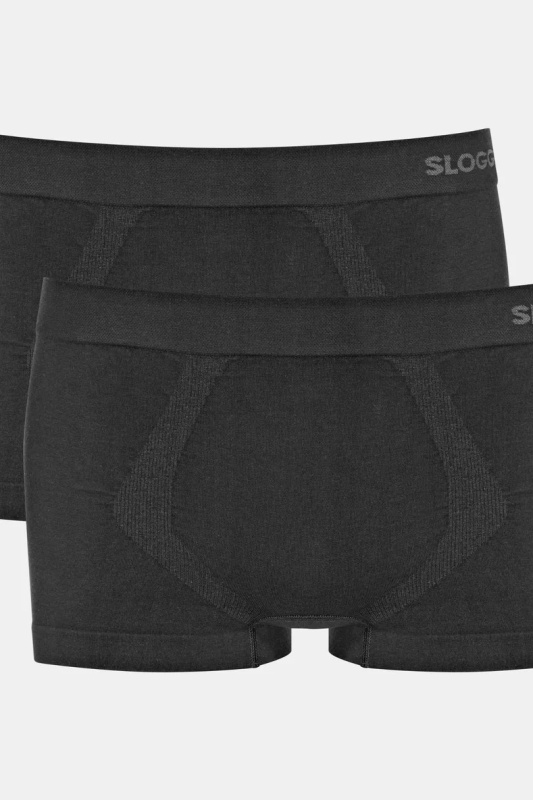 Pánské boxerky SLOOGI MEN GO SMOOTH HIPSTER 2P 0004 černá XL