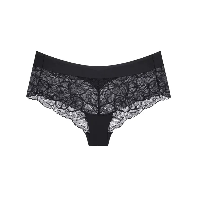 Dámské kalhotky Body Make-Up Illusion Lace Shorty - Triumph černá (0004) 0038