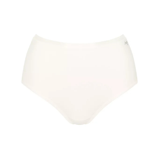 Dámské kalhotky GO Daily Cotton Highwaist - Sloggi hedvábně bílá (00GZ) 000M