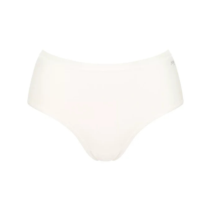 Dámské kalhotky GO Daily Cotton Midi - Sloggi hedvábně bílá (00GZ) 000M