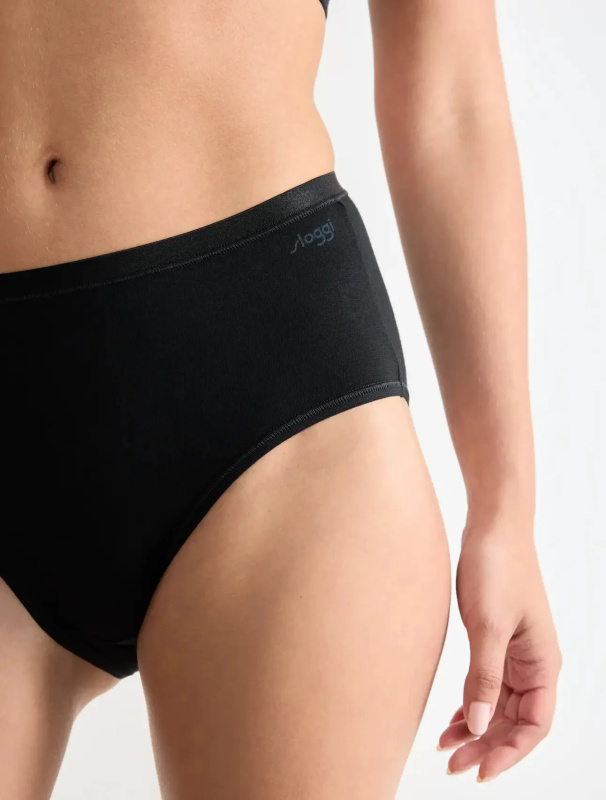 Dámské kalhotky GO Daily Cotton Mini - Sloggi  černá (0004) 000S
