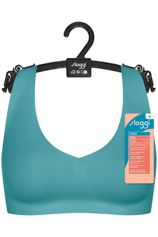 HORNÍ DÍL SLOGGI ZERO FEEL 2.0 BRALETTE 1597 tyrkysová S