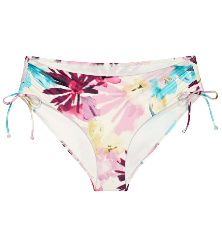 Dámské plavkové kalhotky Summer Fleur Midi X -  TRIUMPH tmavá kombinace tyrkysové (M025) 044