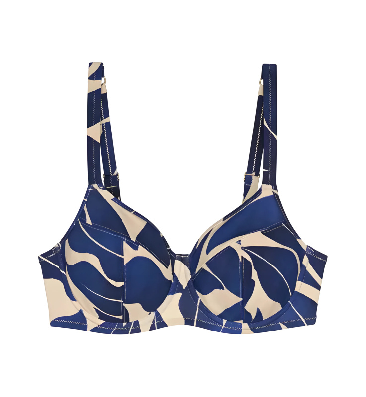 Dámská plavková podprsenka Summer Allure W 01 - Triumph tmavá kombinace bílé (M016) 040C