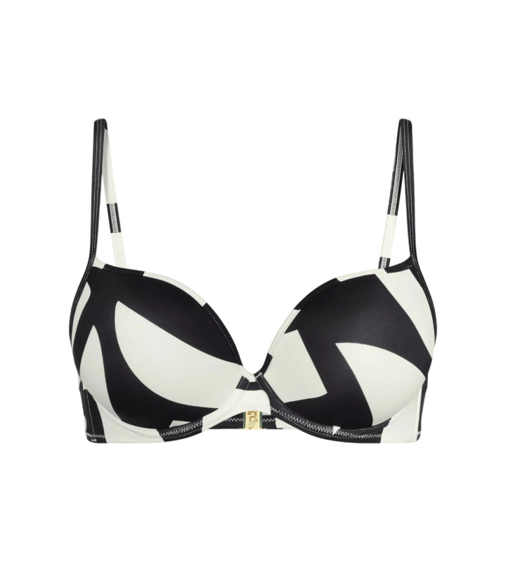 Dámská plavková podprsenka Summer Allure WHU  - TRIUMPH tmavá kombinace bílé (M016) 040C