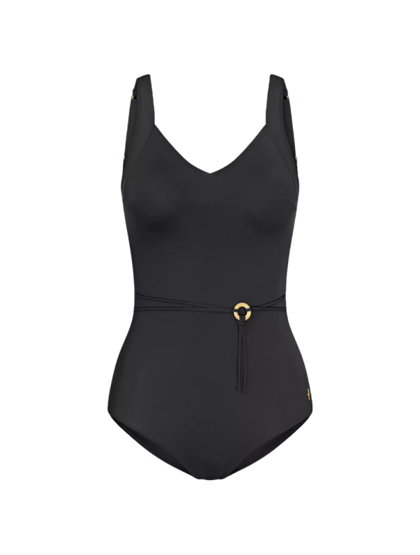 Dámské jednodílné plavky Summer Twist OP 01 - Triumph černá (0004) 038E