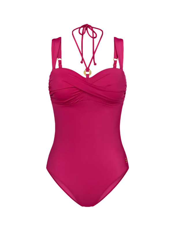 Dámské jednodílné plavky Summer Twist OPD - Triumph tmavě zelená (00EN) 040B
