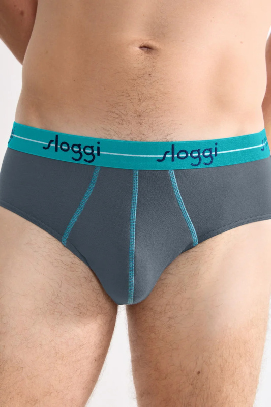 SLOGGI MEN START MIDI 2PACK M024 SLIPY SMĚS BAREV L