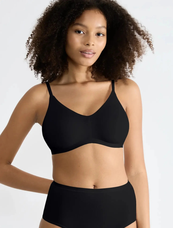 Dámská podprsenka GO Daily Cotton Soft bra - Sloggi  černá (0004) 000L