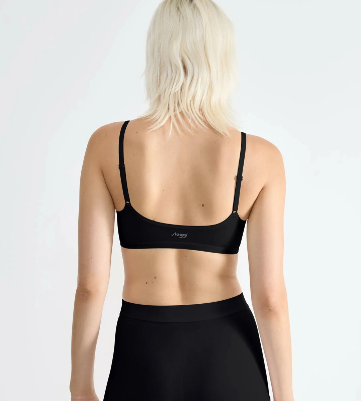 Dámský top GO Daily Cotton Top - Sloggi hedvábně bílá (00GZ) 000L