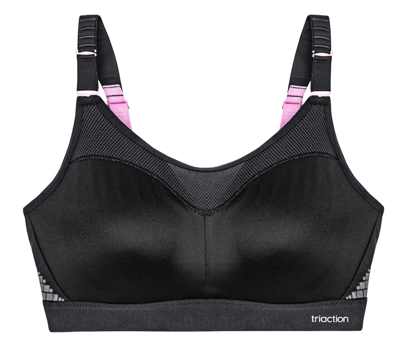 Dámská sportovní podprsenka Triaction Control Lite W01 EX - BLACK - černá 0004 - TRIUMPH BLACK 85C