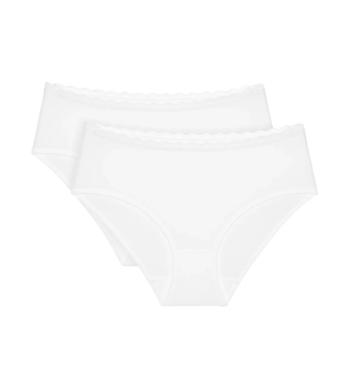 Dámské kalhotky Feel Of Cotton Midi 2P - Triumph černá (0004) 0038