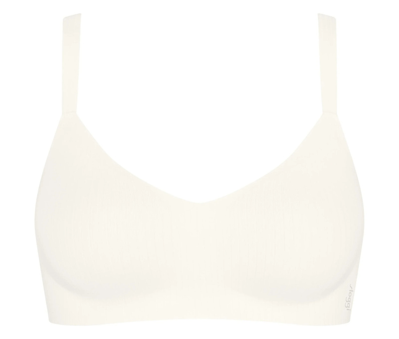 Měkká podprsenka sloggi ZERO Feel Pure Soft bra, Silk White