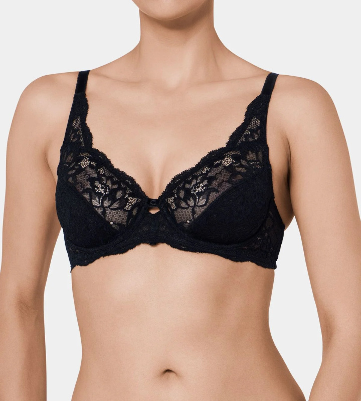 Podprsenka nevyztužená Amourette Charm W - Triumph černá (0004) 090D