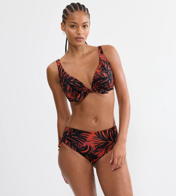 SUMMER PALM – tvarující plavková podprsenka s kosticemi Triumph BROWN 42D