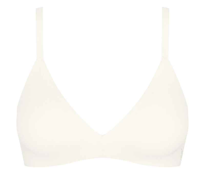 sloggi ZERO Feel Pure THE UP Push Up - WHITE - SLOGGI WHITE - SLOGGI SILK WHITE XL