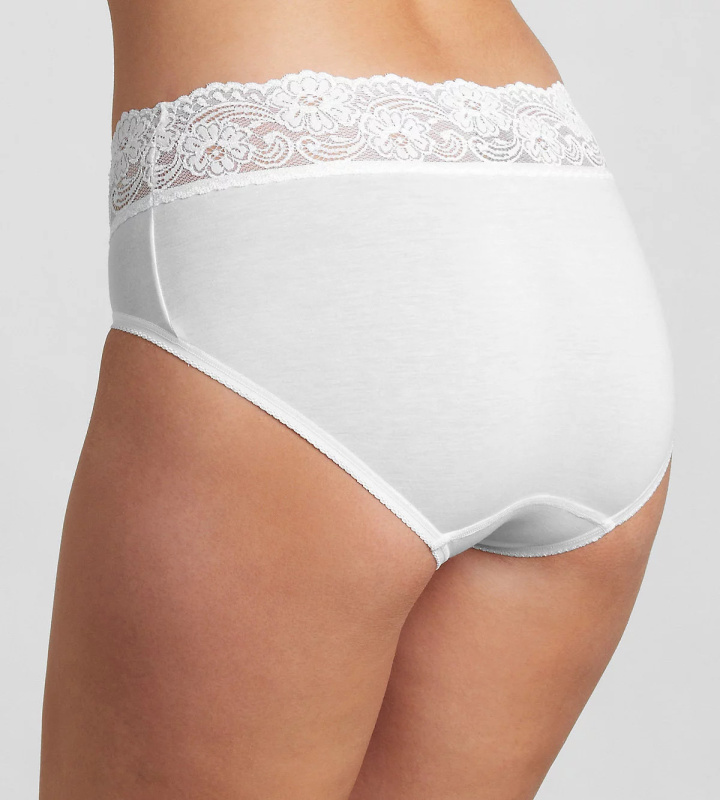 Kalhotky Sloggi Romance Midi - Triumph bílá 42