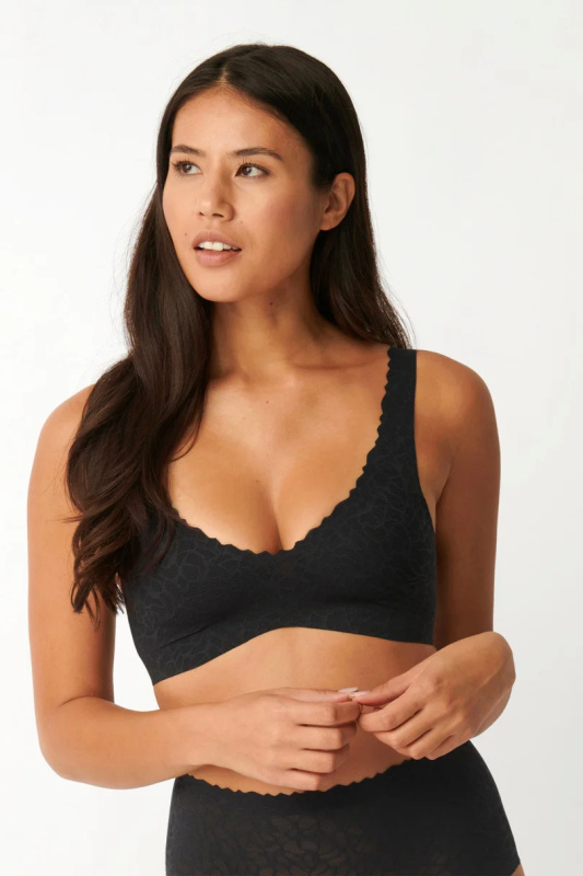 Dámská podprsenka typu "bralette" SLOGGI ZERO FEEL LACE 2.0 TOP černá XS