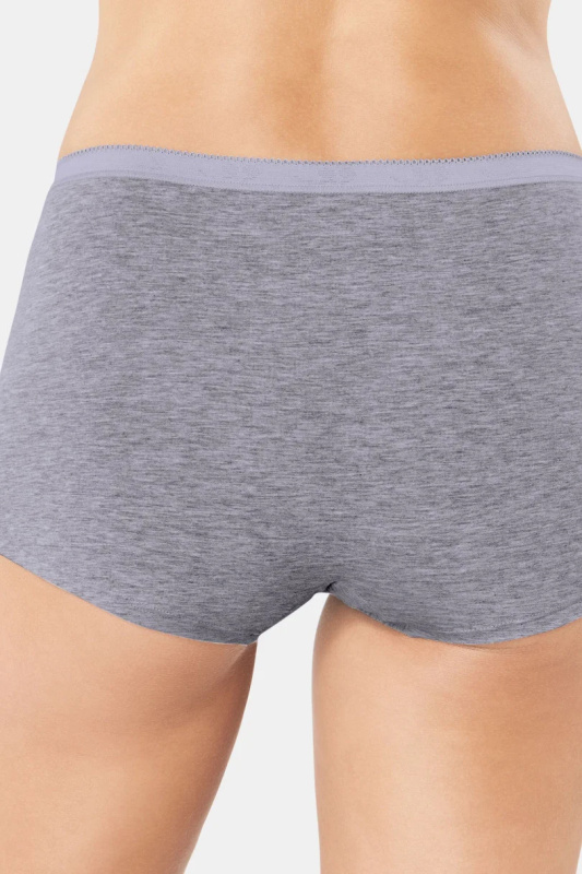 Dámské kalhotky SLOGGI BASIC+ SHORT šedá melanž 46
