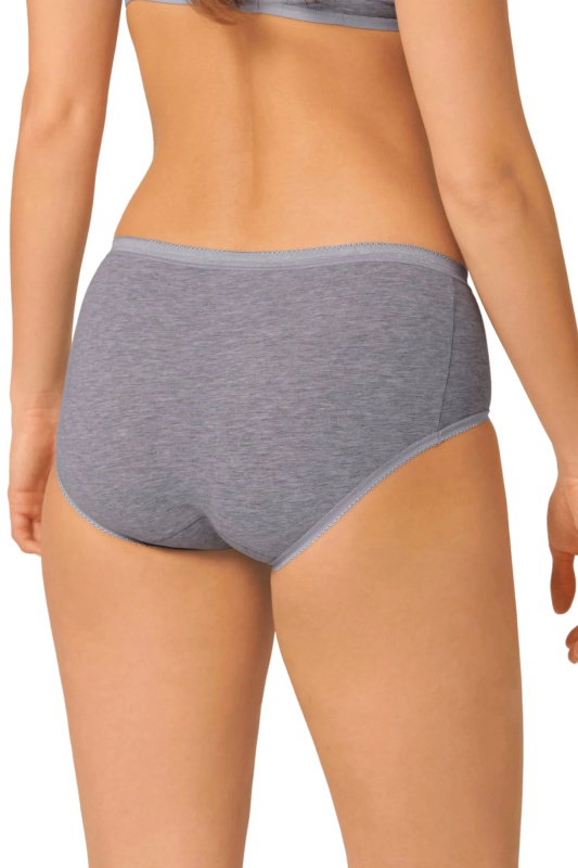 Dámské kalhotky Basic midi grey - Sloggi šedá XXL