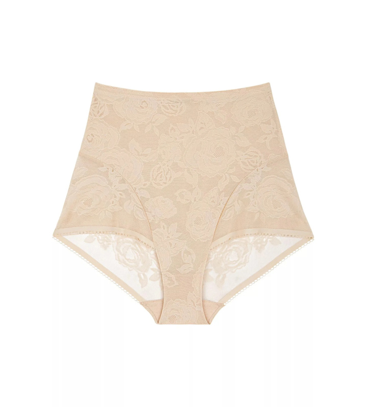 Kalhotky Triumph 10206011 Wild Rose Sensation Highwaist Barva: Bílá, Velikost: XL