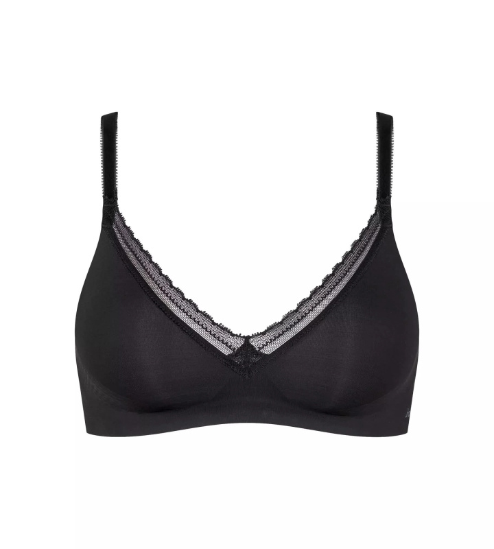 Podprsenka bez kostic BODY ADAPT Twist Soft bra - SLOGGI černá (0004) 00XS