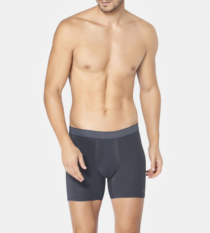 Pánské boxerky men Ever Fresh Short 2P tmavě šedé - Sloggi 3284 0008