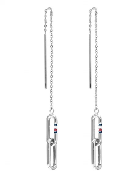Tommy Hilfiger Módní dlouhé ocelové náušnice 2780198
