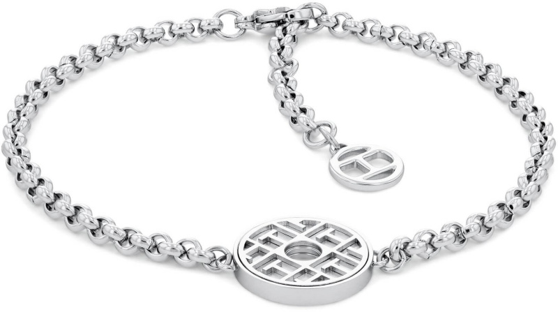 Tommy Hilfiger Ocelový náramek s netradičním přívěskem 2780483