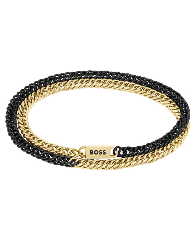 Hugo Boss Bicolor náramek pro muže Jaxe 1580392 19 cm