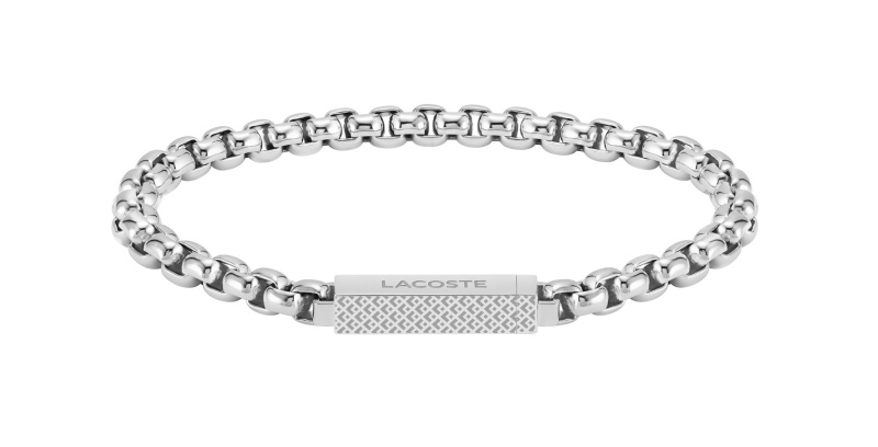 Lacoste Stylový ocelový náramek pro muže L`Essentiel 2040123 17,5 cm
