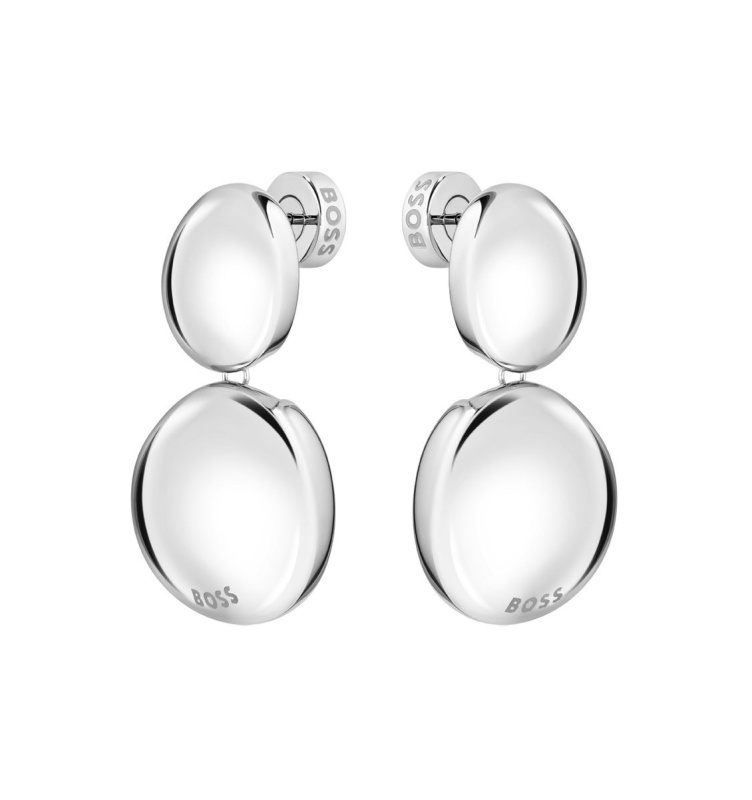 Hugo Boss Módní visací náušnice z oceli Nugget 1580718