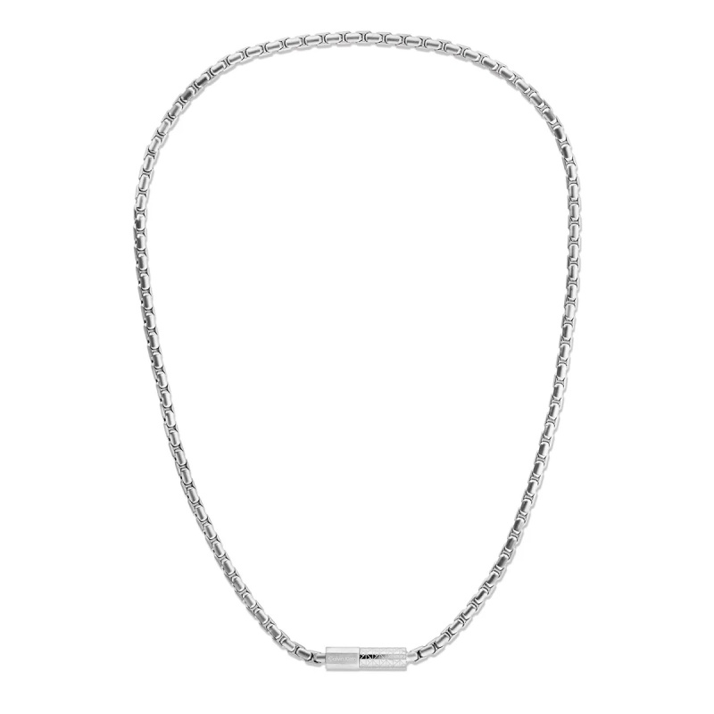 Calvin Klein Pánský řetízek z oceli Contoured Barrel 35100092