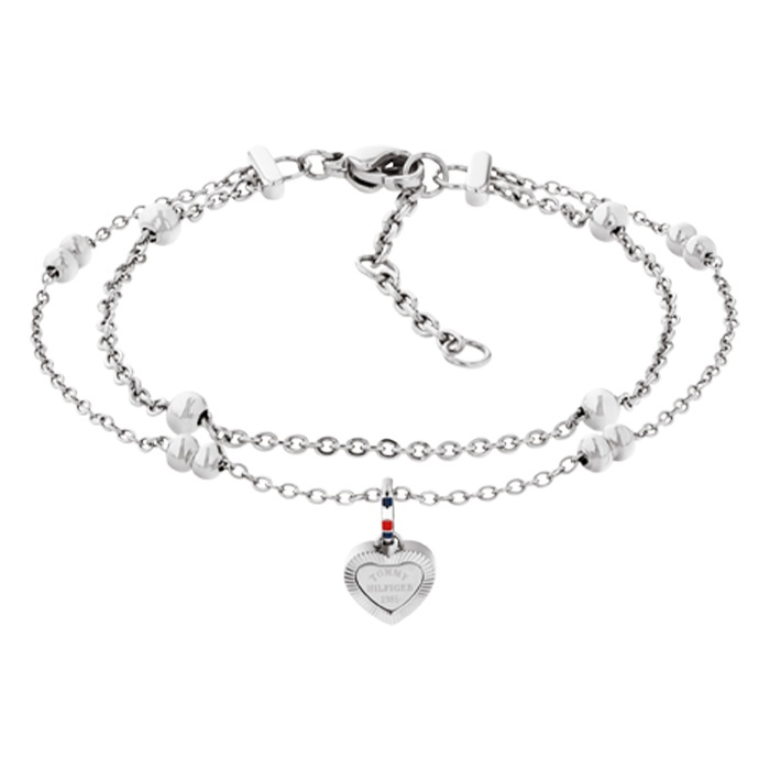 Tommy Hilfiger Módní ocelový dvojitý náramek Layered 2781011