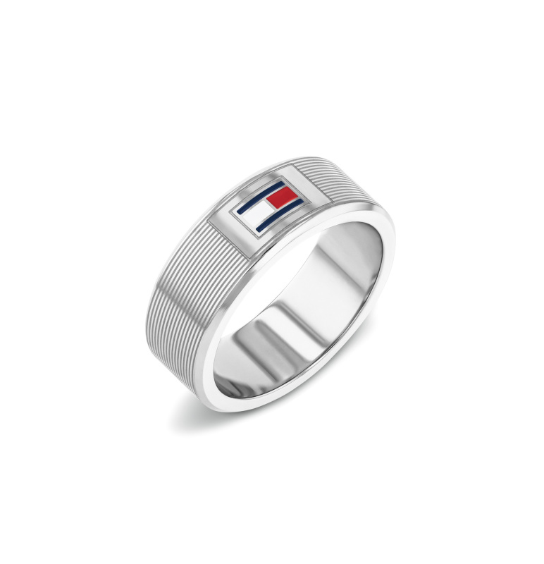 Tommy Hilfiger Stylový prsten z oceli H-Link 2790685 64 mm