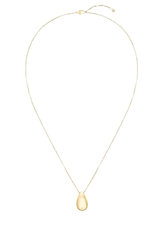 Hugo Boss Pozlacený náhrdelník Tear drop Selena 1580844