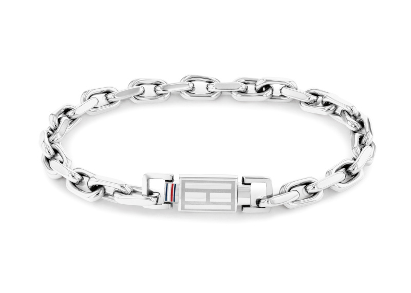 Tommy Hilfiger Moderní ocelový náramek Iconic Hardware 2790715 17,5 cm