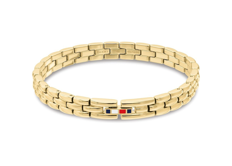 Tommy Hilfiger Moderní pozlacený náramek pro ženy 2781088