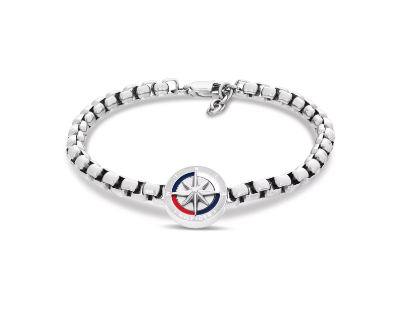 Tommy Hilfiger Pánský ocelový náramek Compass 2790726