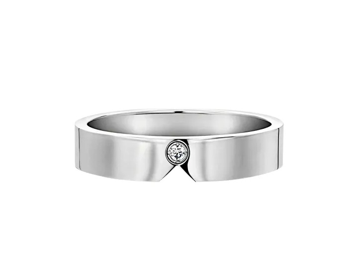 Calvin Klein Pánský ocelový prsten s krystalem CK Complete 35100109 64 mm