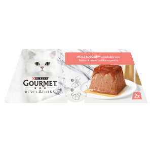 Gourmet Revelations lososová paštika pro kočky (2×57 g)